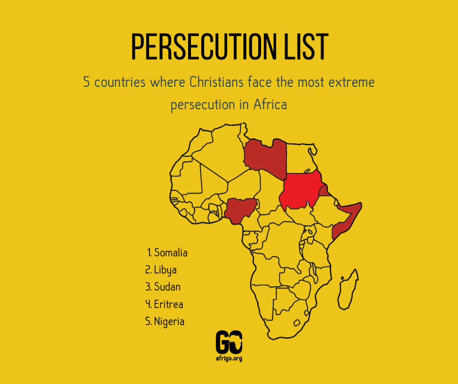 5 countries where Christians face the most extreme persecution in Africa