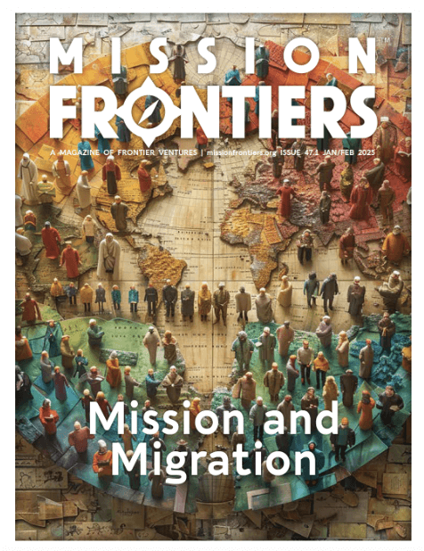 image of Mission Frontiers magazine cover