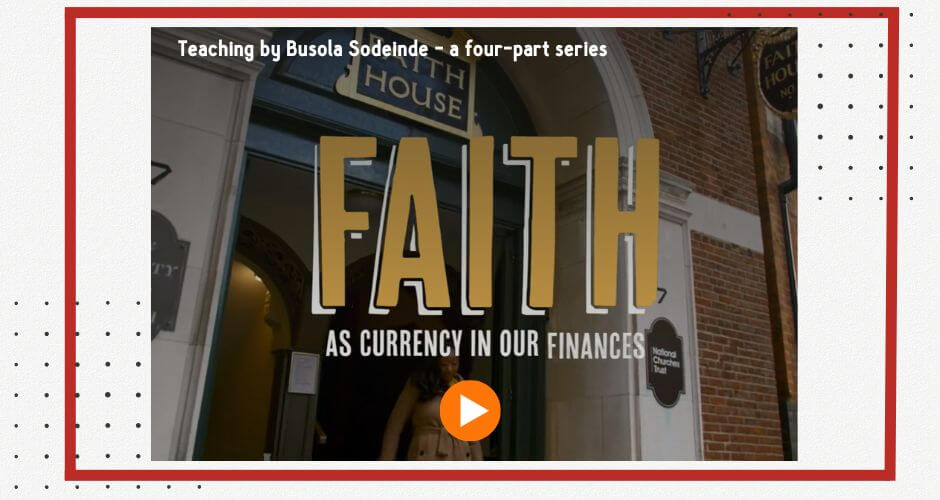 Faith as currency in our finances