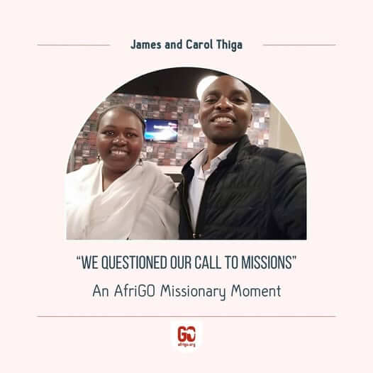 Missionary profile – James and Carol Thiga